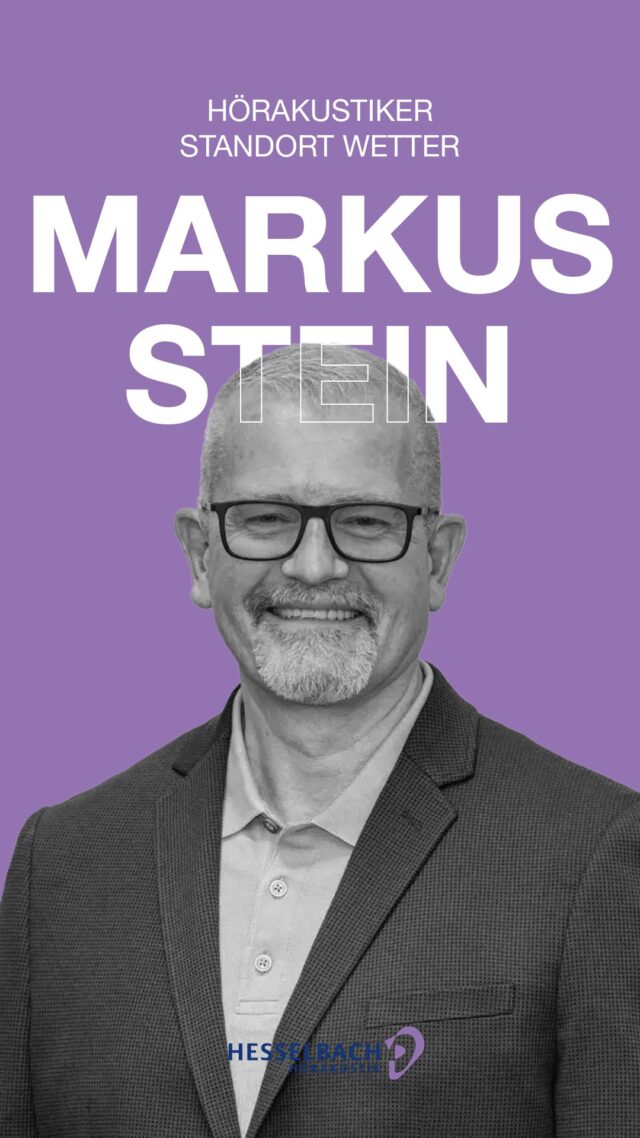 👋 Lernen Sie Markus Stein kennen! 💜👂

Markus ist Hörakustikmeister, Hörberater und Fachgeschäftsleiter in unserer Filiale in Wetter.

Seit 1990 ist er bereits in der Hörakustik in Wetter tätig – und bringt damit jahrzehntelange Erfahrung und Leidenschaft für gutes Hören mit. 🎧

Was ihm an Hesselbach Hörakustik besonders gefällt? 💜
👉 Dass wir ein familiengeführtes Unternehmen sind.
👉 Der enge und persönliche Kontakt zu Vorgesetzten, Kundinnen und Kunden sowie zum gesamten Team.
👉 Das vertrauensvolle Miteinander, das den Arbeitsalltag besonders macht.

Schön, dass du Teil unseres Teams bist, Markus! 🙌

#HesselbachHörakustik #TeamHesselbach #Mitarbeitervorstellung #MarkusStein #Hörakustikmeister #Hörberater #Fachgeschäftsleiter #Wetter #Hörakustik #Hörgesundheit #BesserHören #Familienunternehmen #Teamspirit #BehindTheScenes