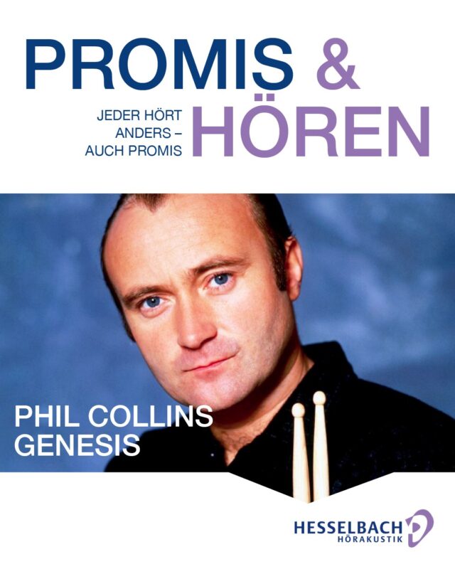 🎤 Promis & Hören – Schon gewusst?

Jeder hört anders – auch Phil Collins.

Der Musiker leidet auf einem Ohr unter starkem Hörverlust – verursacht durch Nervenschäden nach einer Operation.
👉 Bei Auftritten nutzt er Hörhilfen, um weiterhin Musik machen zu können.

Ein starkes Zeichen: Auch mit Hörverlust ist ein aktives Leben möglich. 💜

Sie möchten mehr über Ihre Hörgesundheit erfahren?
Wir beraten Sie gerne. 🤝

#HesselbachHörakustik #PromisUndHören #PhilCollins #Genesis #Hörverlust #Hörgesundheit #Hörgeräte #Musik #SchonGehört #GutZuWissen