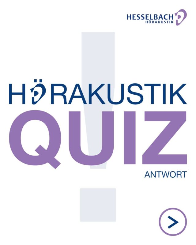 🎉👂 Auflösung unseres Hörakustikquiz!

Die richtige Antwort lautet:

✅ C) Abnehmen

🏊 Vor dem Schwimmen sollten Hörgeräte grundsätzlich abgenommen werden. Die meisten Hörgeräte sind zwar gegen Feuchtigkeit geschützt, sind aber nicht für das Schwimmen oder längeren Kontakt mit Wasser geeignet. So bleiben Ihre Hörsysteme optimal geschützt und funktionieren zuverlässig.

💜 Wussten Sie die richtige Antwort? Schreiben Sie es uns gerne in die Kommentare! 👇

#HesselbachHörakustik #HörakustikQuiz #Auflösung #Hörgeräte #Hörgesundheit #GutHören #Schwimmen #Wissen #Mitmachen #Hörakustik