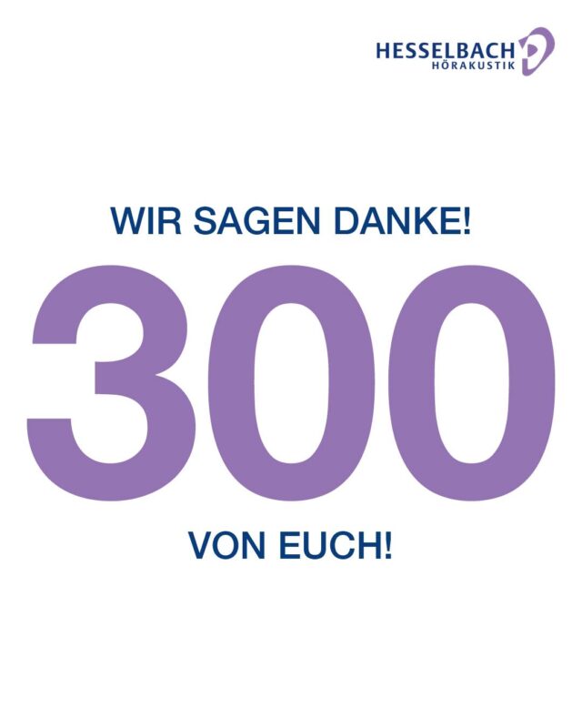 🎉 300 Follower – DANKE EUCH! 💜

Wir freuen uns riesig, diese Marke gemeinsam mit euch erreicht zu haben. 🙌
Danke für euer Vertrauen, euer Interesse und eure Unterstützung! 👂✨

👉 Für uns bedeutet das: Noch mehr Menschen für gutes Hören sensibilisieren und euch mit wertvollen Tipps, Einblicken und persönlicher Beratung begleiten.

Und wir sind noch lange nicht am Ziel…
💜 Wir freuen uns darauf, noch viele weitere von euch hier willkommen zu heißen!

Bleibt dran – es kommt noch mehr! 🤝

#HesselbachHörakustik #Danke #300Follower #Community #Hörakustik #BesserHören #Hörgesundheit #SchonGehört #InstagramCommunity